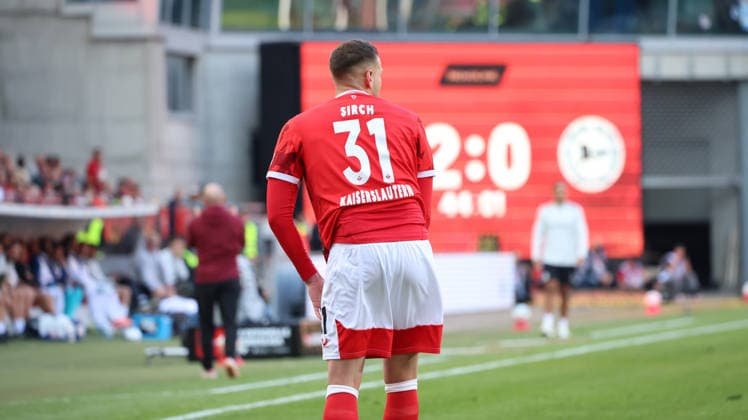 08 05 2026, xrekx, Soccer 2 Bundesliga, 1 FC Kaiserslautern Arminia Bielefeld v l Luca Sirch 1 FC Kaiserslautern DFL DFB REGULATIONS PROHIBIT ANY USE OF PHOTOGRAPHS as IMAGE SEQUENCES and or QUASI VIDEO Kaiserslautern