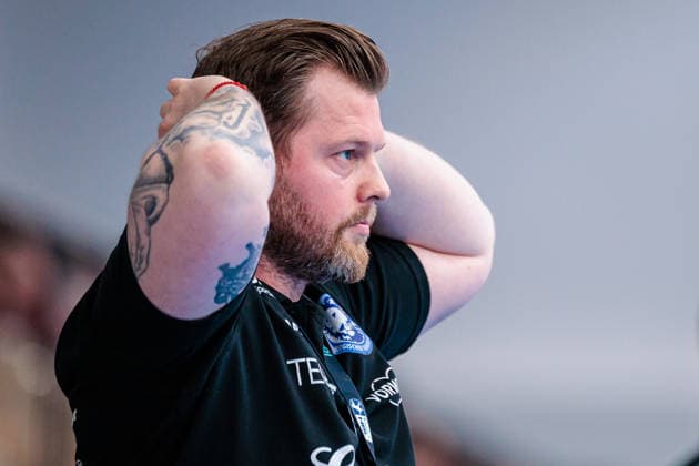 Arnor Por Gunnarsson Bergischer HC, Coach GER, GWD Minden vs Bergischer HC, Handball, 1 Bundesliga, Matchday 31, Season 2025 2026, 08 05 2026 GER, GWD Minden vs Bergischer HC, Handball, 1 Bundesliga, Matchday 31, Season 2025 2026, 08 05 2026 Minden Copyright: xEibner-Pressefoto JanxRollingerx EP_JSK