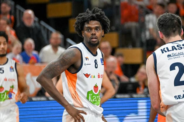 Kassim Nicholson Rostock Seawolves, 08 RASTA Vechta vs Rostock Seawolves, easyCredit Basketball Bundesliga, 33 Matchday, Season 2025 2026, 08 05 2026, RASTA Vechta vs Rostock Seawolves, easyCredit Basketball Bundesliga, 33 Matchday, Season 2025 2026, 08 05 2026 Vechta Copyright: xEibner-Pressefoto RobertxGertzenx EP_RGN