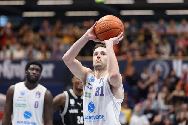 Spencer Reaves MBC, 31 , Syntainics MBC vs BMA365 Bamberg Baskets, Basketball, 1 Bundesliga, Men, 33 Matchday, Season 2025 26, 08 05 2026 Weißenfels Stadthalle Sachsen Anhalt Germany