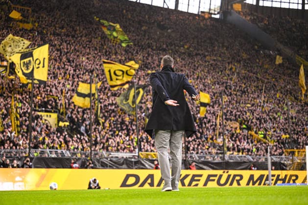 Sport Bilder des Tages 08.05.2026, Fussball, 1. Bundesliga, 33. Spieltag Saison 2025 2026, Borussia Dortmund - Eintracht Frankfurt, Sebastian Kehl verabschiedet sich von der Süd, xRHR-FOTO TKx *** 08 05 2026, Football, 1 Bundesliga, 33 Matchday Season 2025 2026, Borussia Dortmund Eintracht Frankfurt, Sebastian Kehl says goodbye to the South, xRHR PHOTO TKx Copyright: RHR-FOTOx RHR-FOTO TK