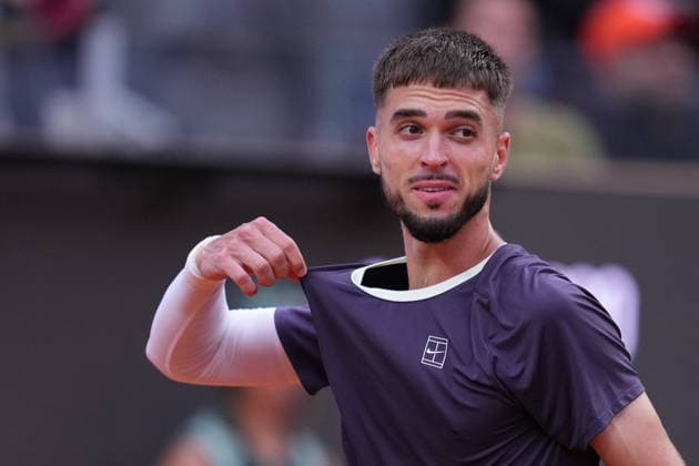 Dino Prizmic (CRO) during the match between Novak Djokovic (SRB) vs Dino Prizmic (CRO) at the Italian Open in Rome, Friday, May 8, 2026. (Alfredo Falcone LaPresse)  Copyright: xAlfredoxFalcone LaPressex