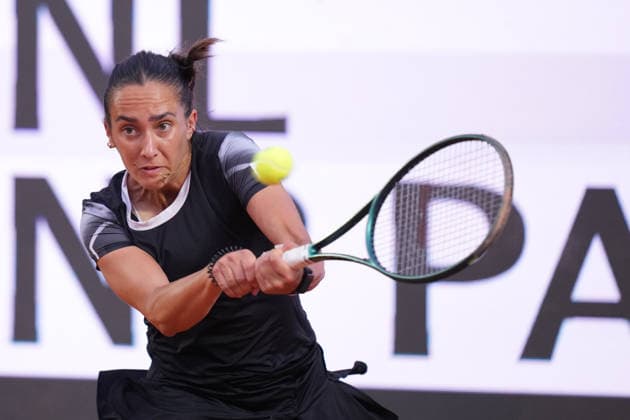 Noemi Basiletti (ITA) during the match between Noemi Basiletti (ITA) vs Elina Svitolina (UKR) at the Italian Open in Rome, Friday, May 8, 2026. (Alfredo Falcone LaPresse)  Copyright: xAlfredoxFalcone LaPressex