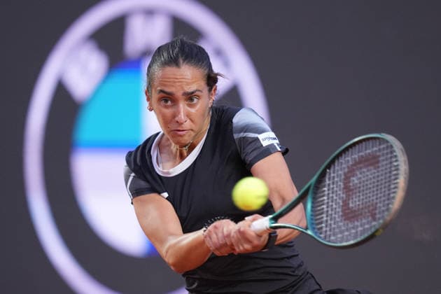 Noemi Basiletti (ITA) during the match between Noemi Basiletti (ITA) vs Elina Svitolina (UKR) at the Italian Open in Rome, Friday, May 8, 2026. (Alfredo Falcone LaPresse)  Copyright: xAlfredoxFalcone LaPressex