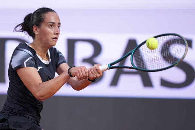 Noemi Basiletti (ITA) during the match between Noemi Basiletti (ITA) vs Elina Svitolina (UKR) at the Italian Open in Rome, Friday, May 8, 2026. (Alfredo Falcone LaPresse)  Copyright: xAlfredoxFalcone LaPressex