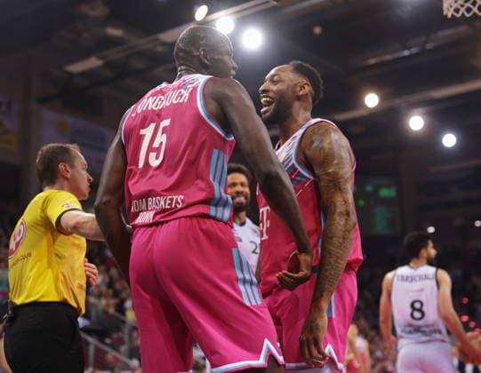 Kur Jongkuch, Jeff Garrett Telekom Baskets Bonn vs VET CONCEPT Gladiators Trier 33 Speiltag Saison 2025 26