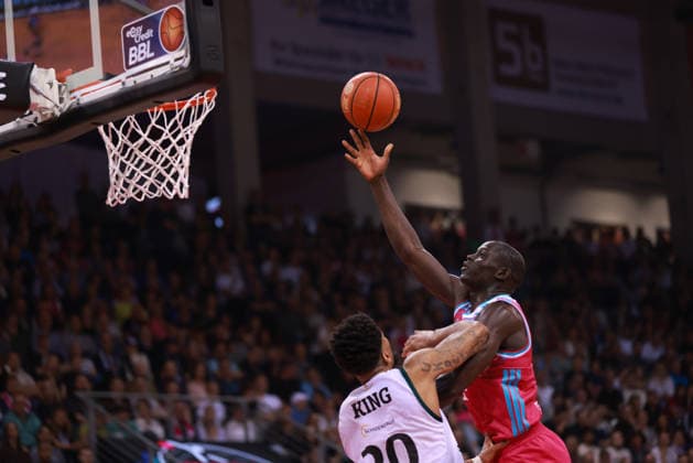 Kur Jongkuch Bonn, R vs Urald King Trier , Bonn, Germany, 08 05 2026, Basketball Bundesliga, Matchday 33, Telekom Baskets Bonn vs VET CONCEPT Gladiators Trier