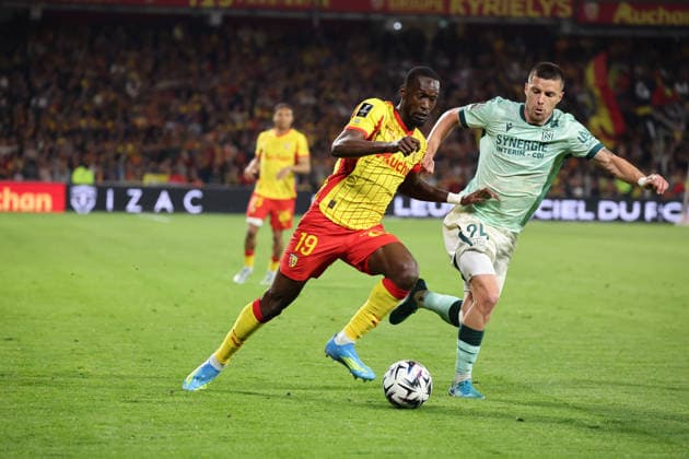 FOOTBALL : RC Lens vs FC Nantes - Ligue 1 J33 - 08 05 2026 Abdallah SIMA (RC Lens) lors du match RC Lens vs FC Nantes, Ligue 1 J33, stade Bollaert-Delelis, le 8 mai 2026 - photo Laurent Sanson PsnewZ  Copyright: xLaurentxSANSONx xPsnewZx