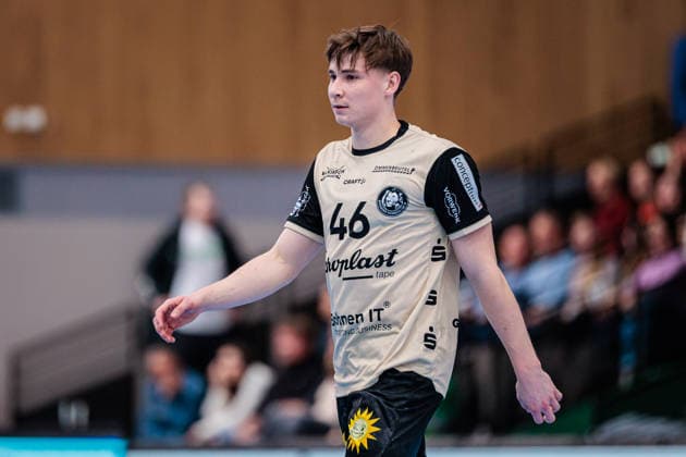 Julian Fuchs Bergischer HC, 46 GER, GWD Minden vs Bergischer HC, Handball, 1 Bundesliga, 31 Matchday, Season 2025 2026, 08 05 2026 GER, GWD Minden vs Bergischer HC, Handball, 1 Bundesliga, 31 Matchday, Season 2025 2026, 08 05 2026 Minden Copyright: xEibner-Pressefoto JanxRollingerx EP_JSK