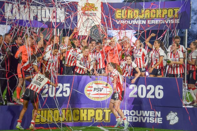 Football, Women, Netherlands, PSV Eindhoven is champion
