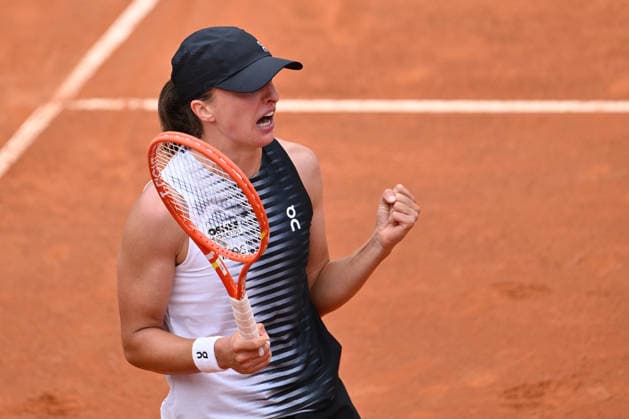 Internazionali BNL D Italia 2026 - Day Four Iga Natalia Swiatek of Poland competes against Catherine McNally of the United States during the Internazionali BNL d Italia Day Four at Foro Italico on May 8, 2026, in Rome, Italy. Rome Italy Italy  Copyright: xDomenicoxCippitellix originalFilename:cippitelli-itainter260508_npPoS.jpg