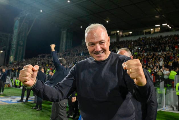 Frosinone s head coach Massimiliano Alvini during the Serie BKT soccer match between Frosinone and Mantova at the Frosinone™s Benito Stirpe stadium, Italy - Friday, May 08, 2026 - Soccer ( Photo by Fabrizio Corradetti LaPresse )  Copyright: xFabrizioxCorradetti LaPressex
