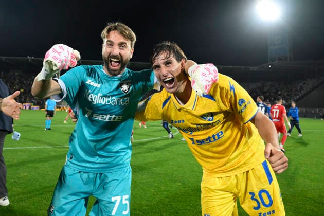 during the Serie BKT soccer match between Frosinone and Mantova at the Frosinone™s Benito Stirpe stadium, Italy - Friday, May 08, 2026 - Soccer ( Photo by Fabrizio Corradetti LaPresse )  Copyright: xFabrizioxCorradetti LaPressex