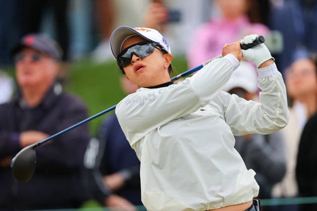 WEST CALDWELL, NJ - MAY 08: Sei Young Kim of the Republic of Korea tees off at the tenth tee during the second round of the Mizuho Americas Open on May 7, 2026 at Mountain Ridge Country Club in West Caldwell, New Jersey. (Photo by Rich Graessle Icon Sportswire) GOLF: MAY 08 LPGA, Golf Damen Mizuho Americas Open EDITORIAL USE ONLY Icon260508252932