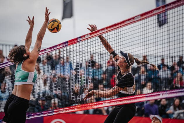 Beach volleyball, German Beach Tour in Düsseldorf