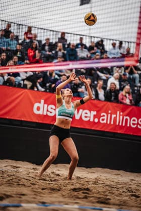 Beach Volleyball Women Allianz German Beach Tour 2026 Tourstop Düsseldorf 08 05 2026 Served by Anna Chiara Reformat Düsseldorf Robert Lehr Ufer Nordrhein Westfalen Germany