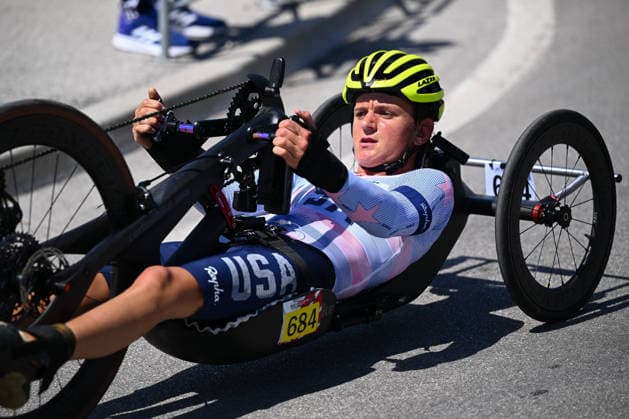 UCI Para Cycling Road World Cup: Round 3 Picture by Olly Hassell SWpix.com - 09 05 2026 - Cycling - UCI Para Cycling Road World Cup: Round 3 - Pescara, Abruzzo, Italy - Women H2 Road Race - Katerina Brim (USA) Copyright: x xSWpix.comx(t axPhotographyxHubxLtd)xOllyxHassell SWpix.comx SWP-3030-14067