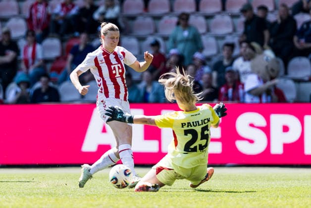 Google Pixel Frauen Bundesliga, 1 FC Köln Hamburger SV 09 05 2026 duel Anna Lena Stolze 1 FC Köln, 7 , Lea Paulick Hamburger SV, 25 Google Pixel Frauen Bundesliga, 1 FC Köln Hamburger SV, Köln, Franz Kremer Stadion am 09 05 2026 DFB REGULATIONS PROHIBIT ANY USE OF PHOTOGRAPHS AS IMAGE SEQUENCES AND OR QUASI VIDEO Copyright: xBEAUTIFULxSPORTS Wunderlx