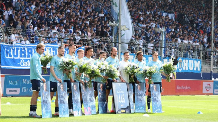 09 05 2026, xrekx, Fußball 2 Bundesliga, VfL Bochum Hannover 96 v l Verabschiedung VfL Bochum Spieler DFL DFB REGULATIONS PROHIBIT ANY USE OF PHOTOGRAPHS as IMAGE SEQUENCES and or QUASI VIDEO Bochum