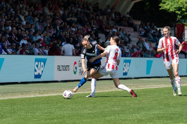 COLOGNE, GERMANY - MAY 09: during the Google Pixel Frauen-Bundesliga match between 1. FC Köln and Hamburger SV at Franz-Kremer-Stadion on May 9, 2026 in Cologne, Germany. (Photo by Qianru Zhang Press Photo) Copyright: xQianruxZhang SPPx Sportspressphoto_SPR142890
