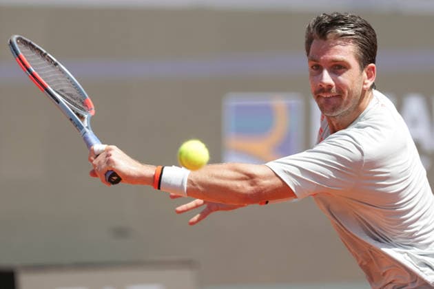 Cameron Norrie of Great Britain during the match against Thiago Agustin Tirante of Argentina at the Internazionali BNL d Italia 2026 tennis tournament at Foro Italico in Rome (Italy) on May, 9, 2026. AntoniettaxBaldassarre