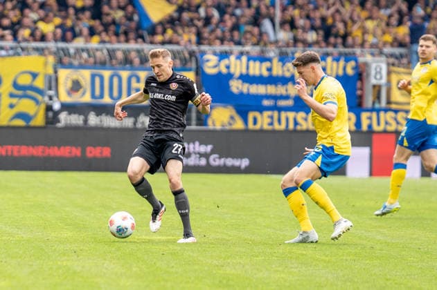 Germany Soccer, 2 Bundesliga, 33 Matchday 2025 26, Eintracht Braunschweig Dynamo Dresden on 09 05 in Braunschweig, Eintracht Stadion Niklas Hauptmann Dynamo Dresden 27 Copyright: xSvenxHeidmannx