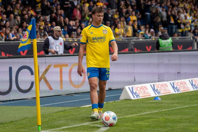 Germany Soccer, 2 Bundesliga, 33 Matchday 2025 26, Eintracht Braunschweig Dynamo Dresden on 09 05 in Braunschweig, Eintracht Stadion Max Marie Eintracht Braunschweig 15 Copyright: xSvenxHeidmannx