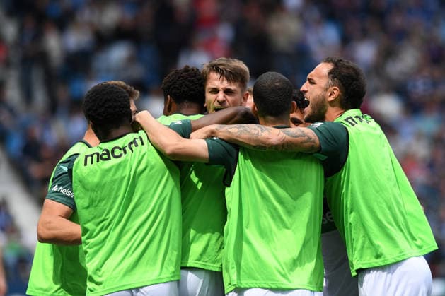 Maik Nawrocki Hannover 96 celebrates after scoring his team™s first goal with teammates during the 2 Bundesliga match between VfL Bochum and Hannover 96 at Vonovia Ruhrstadion on May 09, 2026 in Bochum, Germany, Germany Photo by Ralf Treese DeFodi Images Maik Nawrocki Hannover 96 celebrates after scoring his team™s first goal with teammates during the 2 Bundesliga match between VfL Bochum and Hannover 96 at Vonovia Ruhrstadion on May 9, 2026 in Bochum, Germany Photo by Ralf Treese DeFodi Images Photo by Ralf Treese DeFodi Images