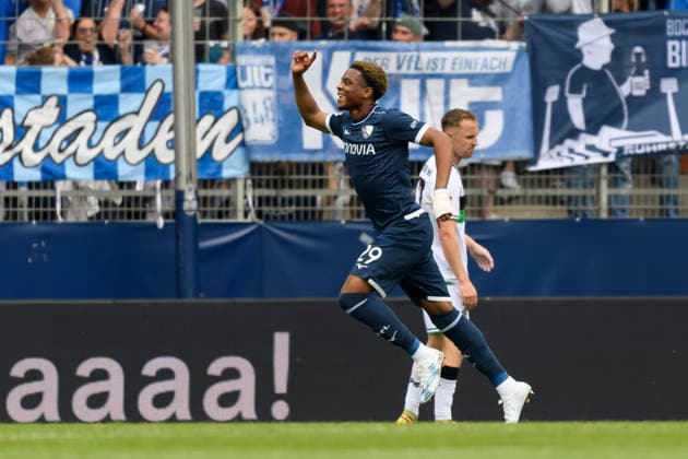Farid Alfa Ruprecht VfL Bochum celebrates after scoring his team s first goal during the 2 Bundesliga match between VfL Bochum and Hannover 96 at Vonovia Ruhrstadion on 09 May 2026 in Bochum, Germany, Germany Photo by Max Maiwald DeFodi Images Farid Alfa Ruprecht VfL Bochum celebrates after scoring his team s first goal during the 2 Bundesliga match between VfL Bochum and Hannover 96 at Vonovia Ruhrstadion on May 9, 2026 in Bochum, Germany Photo by Max Maiwald DeFodi Images Photo by Max Maiwald DeFodi Images