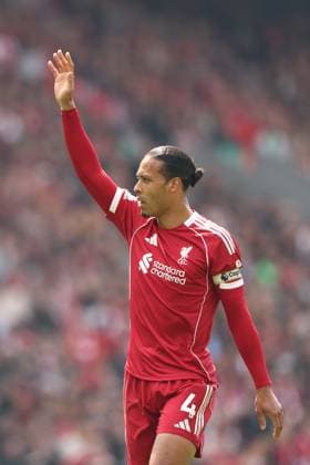Virgil van Dijk of Liverpool Liverpool v Chelsea, Premier League, Football, Anfield, Liverpool , UK - 09 May 2026Liverpool Anfield United Kingdom EDITORIAL USE ONLY No use with unauthorised audio, video, data, fixture lists, club league logos or live services. Online in-match use limited to 120 images, no video emulation. No use in betting, games or single club league player publications. Copyright: xRyanxBrowne Shutterstockx 16861683bm