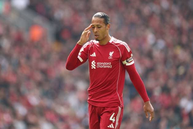 Virgil van Dijk of Liverpool Liverpool v Chelsea, Premier League, Football, Anfield, Liverpool , UK - 09 May 2026Liverpool Anfield United Kingdom EDITORIAL USE ONLY No use with unauthorised audio, video, data, fixture lists, club league logos or live services. Online in-match use limited to 120 images, no video emulation. No use in betting, games or single club league player publications. Copyright: xRyanxBrowne Shutterstockx 16861683bo