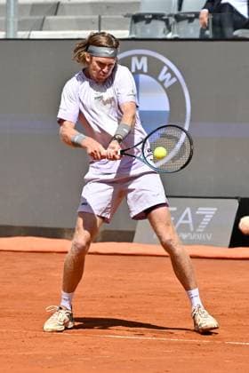 Foto IPP Cavaliere Emiliano. Roma 09 05 2026. Tennis Internazionali d Italia 2026. Nella foto: Andrey Rublev. Italy Photo Press - World Copyright italy ITALY  Copyright: xR4924_italyphotopressx