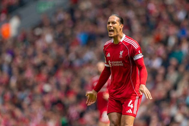 Football - FA Premier League - Liverpool FC v Chelsea FC LIVERPOOL, ENGLAND - Saturday, May 9, 2026: Liverpool s captain Virgil van Dijk during the FA Premier League match between Liverpool FC and Chelsea FC at Anfield. (Photo by David Rawcliffe Propaganda) LIVERPOOL Anfield MERSEYSIDE ENGLAND  Copyright: xDavidxRawcliffex P2026-05-09-Liverpool_Chelsea-55