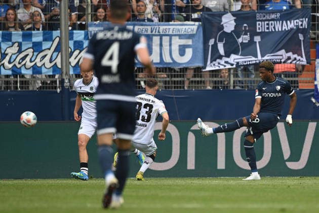 Farid ALFA RUPRECHT BO scores the goal to 1 1 Football 2 Bundesliga, Matchday 33, VfL Bochum BO Hannover 96 1 1 on 09 05 2026 at Vonovia Ruhrstadion Bochum Germany DFL regulations prohibit any use of photographs as image sequences and or quasi video Â
