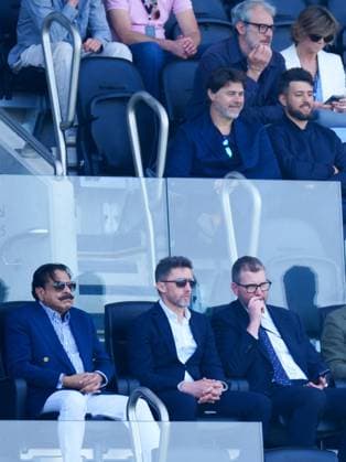 Fulham Owner Shahid Khan and Mauricio Pochettino look on Fulham v AFC Bournemouth, Premier League, Football, Craven Cottage, London , UK - 09 May 2026London Craven Cottage United Kingdom EDITORIAL USE ONLY No use with unauthorised audio, video, data, fixture lists, club league logos or live services. Online in-match use limited to 120 images, no video emulation. No use in betting, games or single club league player publications. Copyright: xJavierxGarcia Shutterstockx 16861686aa