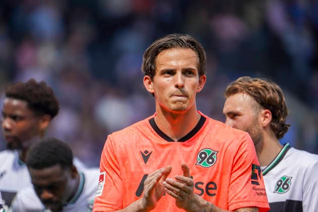 Germany Soccer 2 Bundesliga 2025 2026, 33 Matchday VfL Bochum vs Hannover 96 Vonovia Ruhrstadion Bochum Portrait photo, portrait, single shot, portrait Nahuel Noll Hannover 96, 1 Bochum Copyright: xAymanxAlahmedx