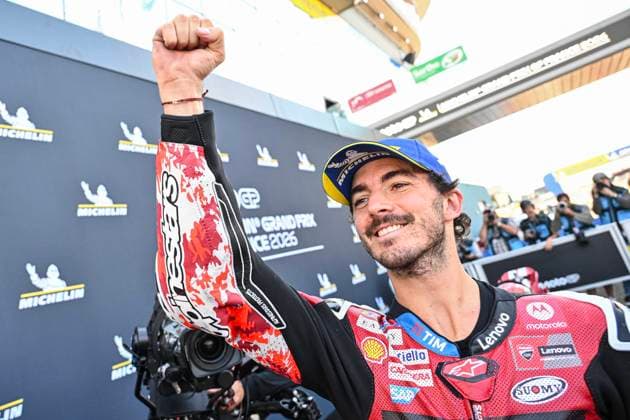 Qualifying for MotoGP Michelin Grand Prix of France at Le Mans Circuit, Le Mans, France, May 09 2026 In picture: Francesco Bagnaia Clasificacion del Gran Premio Michelin de MotoGP de Francia en el Circuito de Le Mans, Francia, 09 de Mayo 2026 POOL MotoGP.com Cordon Press Images will be for editorial use only. Mandatory credit: MotoGP.com Cordon Press Cordon Press Cordon Press Cordon Press Cordon Press 