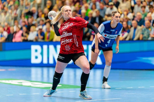 Johanna Reichert Thueringer HC, 29 on seven meters GER, HSG Blomberg Lippe vs Thueringer HC, Handball, 1 Bundesliga Women, Play Offs, Semifinal, Game 3, 09 05 2026 GER, HSG Blomberg Lippe vs Thueringer HC, Handball, 1 Bundesliga Women, Play Offs, Semifinal, Game 3, 09 05 2026 Blomberg Copyright: xEibner-Pressefoto JanxRollingerx EP_JSK