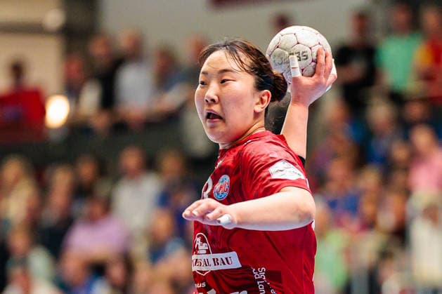 Natsuki Aizawa Thueringer HC, 23 GER, HSG Blomberg Lippe vs Thueringer HC, Handball, 1 Bundesliga Women, Play Offs, Semifinal, Match 3, 09 05 2026 GER, HSG Blomberg Lippe vs Thueringer HC, Handball, 1 Bundesliga Women, Play Offs, Semifinal, Match 3, 09 05 2026 Blomberg Copyright: xEibner-Pressefoto JanxRollingerx EP_JSK