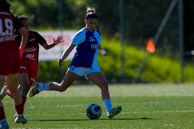Switzerland AXA Women s Super League 2025 26, FC Aarau Frauen vs GC Frauenfussball Sportanlage Schachen, Aarau Viola Avduli 23 Grasshoppers Copyright: xKjetilxWaberx