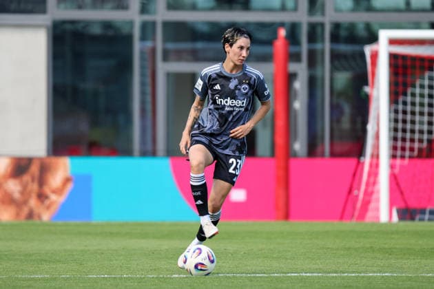 Munich, Germany 09 May 2026 1 Womens Bundesliga 25 Matchday FC Bayern Munich vs Eintracht Frankfurt In the picture Sara Doorsoun SGE Copyright: HMBxMedia MadeleinexFantini
