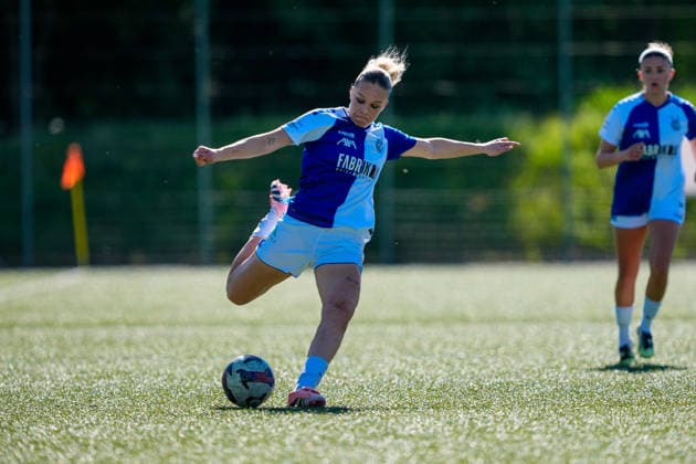 Switzerland AXA Women s Super League 2025 26, FC Aarau Frauen vs GC Frauenfussball Sportanlage Schachen, Aarau Viola Avduli 23 Grasshoppers Copyright: xKjetilxWaberx
