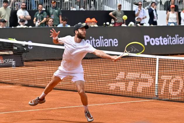 Foto IPP Cavaliere Emiliano. Roma 09 05 2026. Tennis Internazionali d Italia 2026. Nella foto: Corentin Moutet. Italy Photo Press - World Copyright italy ITALY  Copyright: xR4924_italyphotopressx