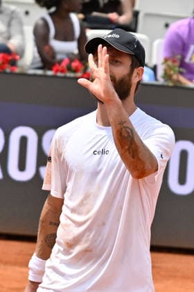 Foto IPP Cavaliere Emiliano. Roma 09 05 2026. Tennis Internazionali d Italia 2026. Nella foto: Corentin Moutet. Italy Photo Press - World Copyright italy ITALY  Copyright: xR4924_italyphotopressx