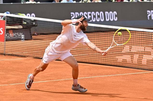 Foto IPP Cavaliere Emiliano. Roma 09 05 2026. Tennis Internazionali d Italia 2026. Nella foto: Corentin Moutet. Italy Photo Press - World Copyright italy ITALY  Copyright: xR4924_italyphotopressx