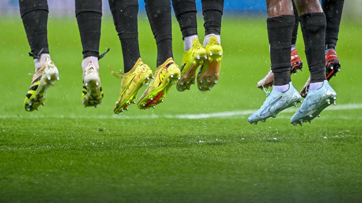 SOCCER - BL, GAK vs Altach GRAZ,AUSTRIA,09.MAY.26 - SOCCER - ADMIRAL Bundesliga, qualification group, Grazer AK 1902 vs SCR Altach. Image shows a feature with shoes.  GEPAxpictures xAvnixRetkoceri