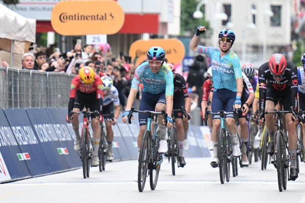 09-05-2026 Giro D italia; Tappa 02 Burgas - Veliko Tarnovo; 2026, Xds - Astana; Silva, Guilermo Thomas; Scaroni, Christian; Veliko Tarnovo; 