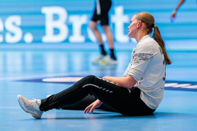 Lara Kuske Thueringer HC, 11 GER, HSG Blomberg Lippe vs Thueringer HC, Handball, 1 Bundesliga Women, Play Offs, Semifinal, Match 3, 09 05 2026 GER, HSG Blomberg Lippe vs Thueringer HC, Handball, 1 Bundesliga Women, Play Offs, Semifinal, Match 3, 09 05 2026 Blomberg Copyright: xEibner-Pressefoto JanxRollingerx EP_JSK