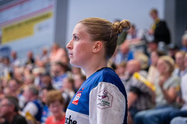 HSG Blomberg Lippe GER vs Thueringer HC GER Handball, 1 Handball Bundesliga Women, Semifinal, Match 3, 9 5 2026, Season 2025 2026, Blomberg Alexia Hauf HSG Blomberg Lippe, 31 Blomberg Sporthalle an der Ulmenallee Germany