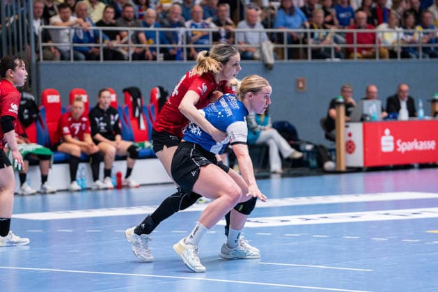 HSG Blomberg Lippe GER vs Thueringer HC GER Handball, 1 Handball Bundesliga Women, Semifinal, Match 3, 9 5 2026, Season 2025 2026, Blomberg Maxi Muehlner HSG Blomberg Lippe, 10 Blomberg Sporthalle an der Ulmenallee Germany